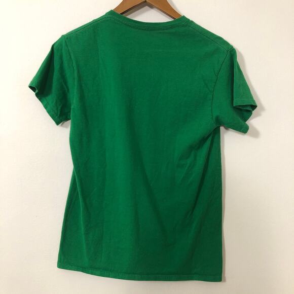 TMNT Christmas T-Shirt Ninja Turtles Small Ugly Sweater Style Graphic Tee Pizza - Picture 4 of 6